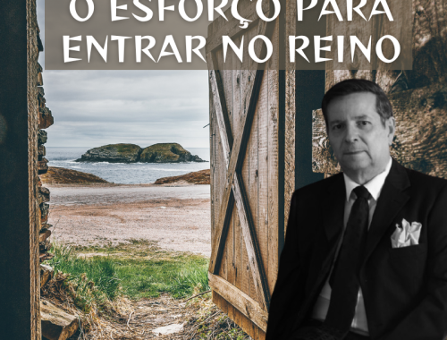 Em Lucas 16:16 Jesus afirma: "A Lei e os Profetas vigoraram até João; desde esse tempo, vem sendo anunciado o Evangelho do Reino de Deus, e todo homem se ESFORÇA por entrar nele.