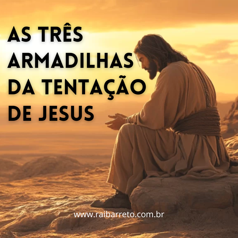 Na narrativa da tentação de Jesus no deserto, pelo diabo, nos é apresentado alguns símbolos que precisamos identificar seus significados: o diabo, o deserto, a montanha, o templo e o pão. Marcos não dá nenhuma informação sobre a tentação de Jesus, mas Mateus e Lucas (ambos no capítulo 4 dos seus Evangelhos) concordam que Jesus lutou com três armadilhas simbolizadas pela PÃO, MONTANHA e o TEMPLO. Estes símbolos formaram as pernas da cadeira sobre a qual Jesus poderia ter se assentado como poderoso Messias político.